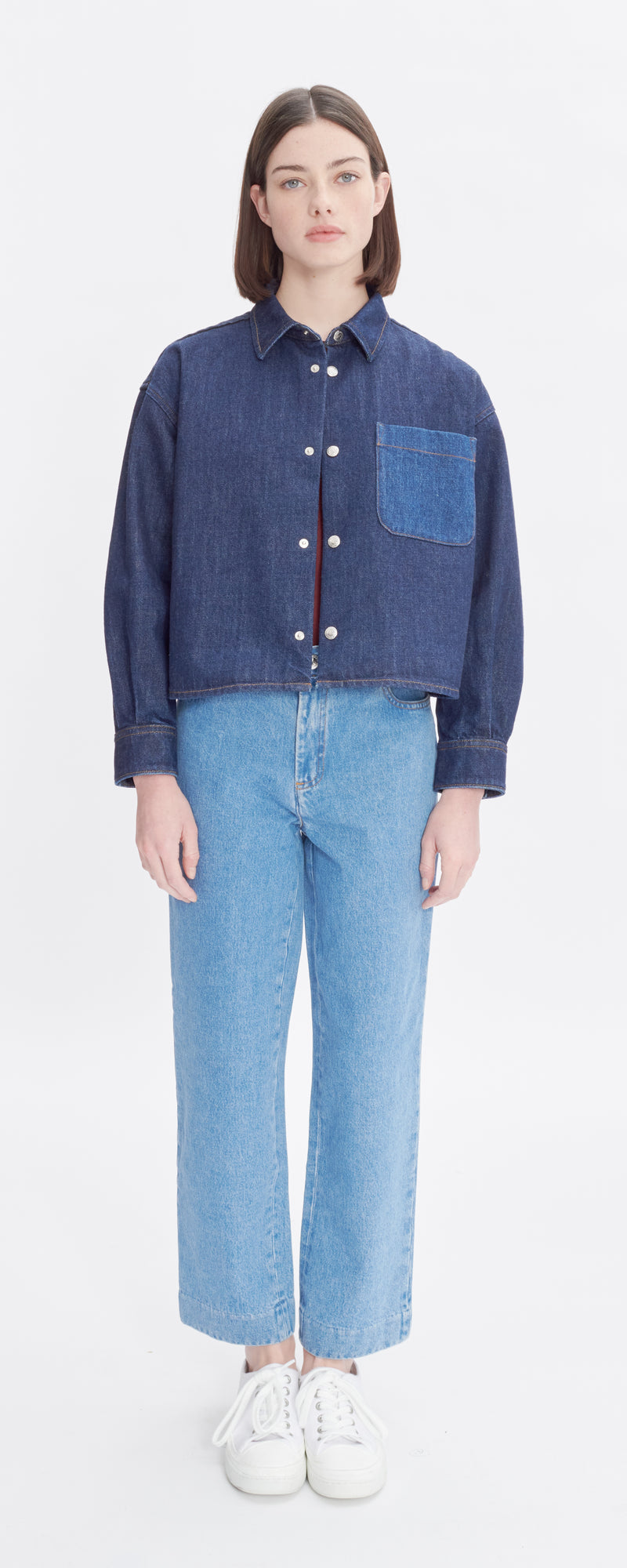 Washed Indigo Bella Shirt