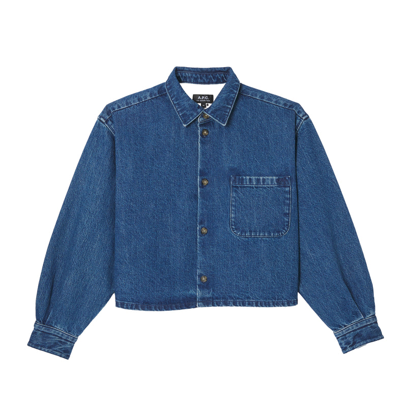 Washed Indigo Samantha Overshirt