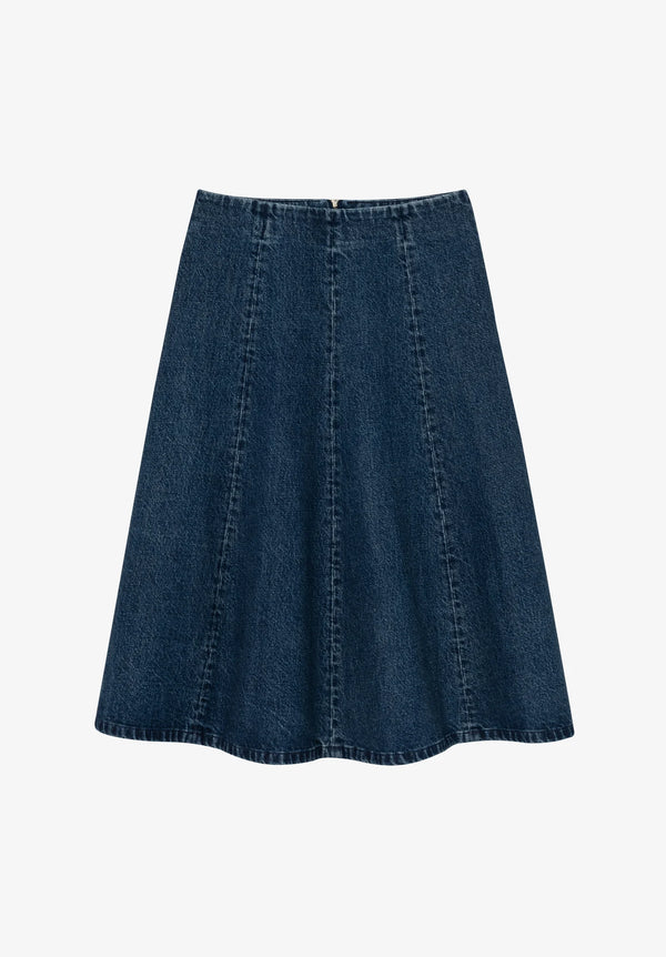 Washed Indigo Naia Skirt