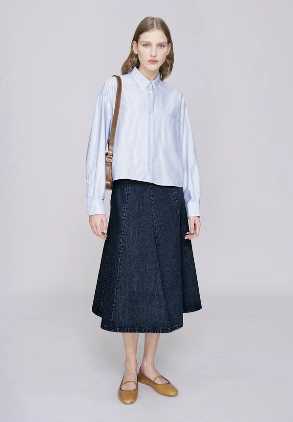 Washed Indigo Naia Skirt