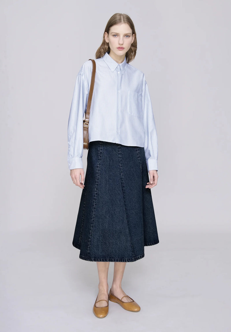 Washed Indigo Naia Skirt
