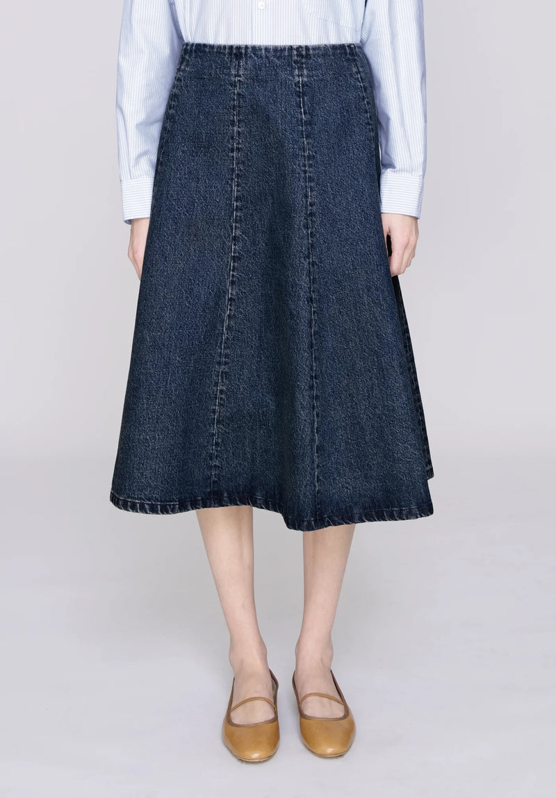 Washed Indigo Naia Skirt