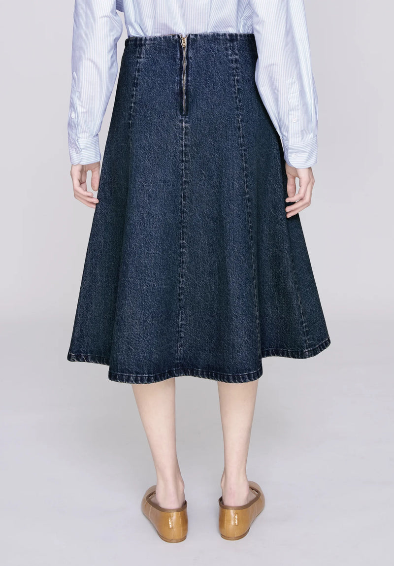 Washed Indigo Naia Skirt