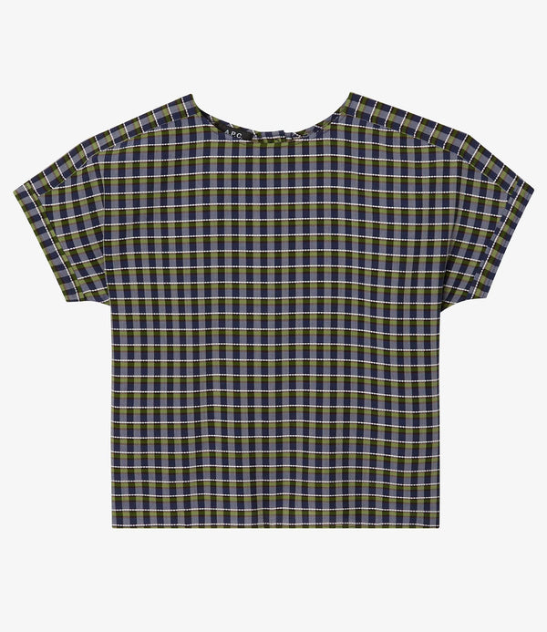 Green Check Malorie Top