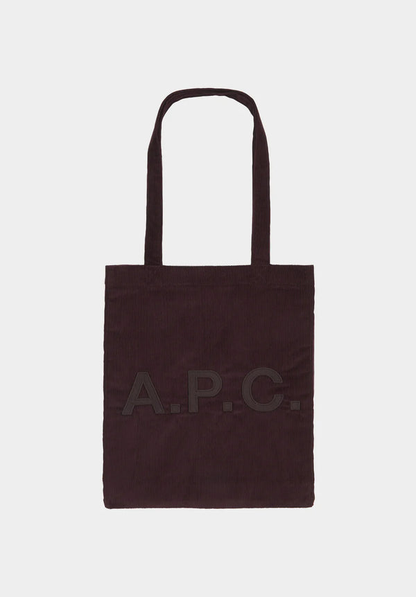 Burgundy Corduroy Lou Tote Bag