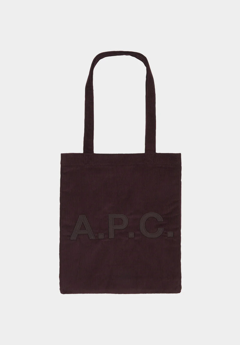 Burgundy Corduroy Lou Tote Bag