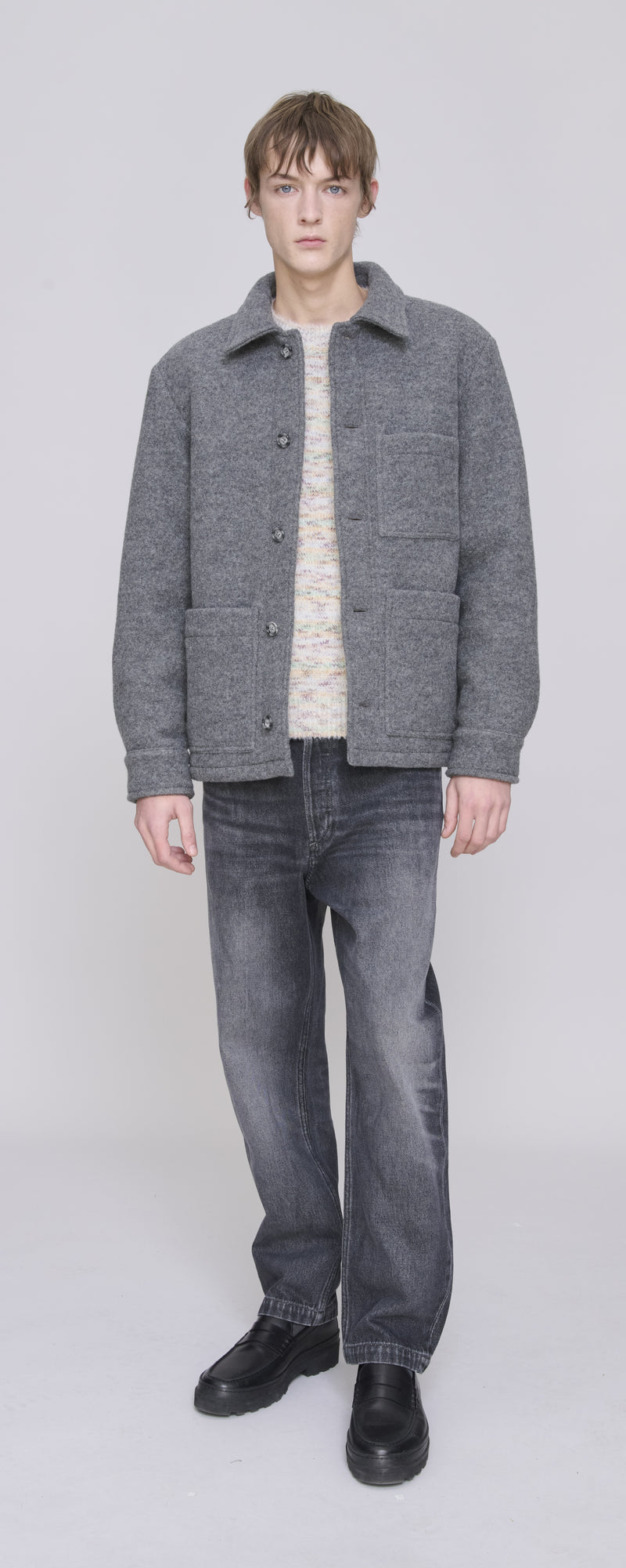Washed Black Achille Denim