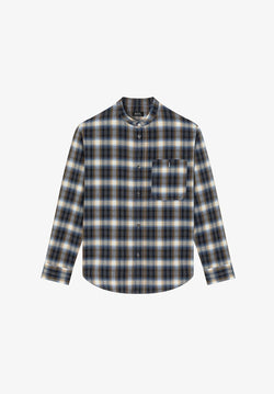 Blue Thomas Tartan Flannel Shirt