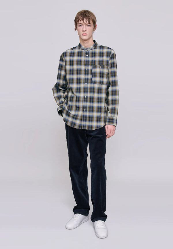 Blue Thomas Tartan Flannel Shirt