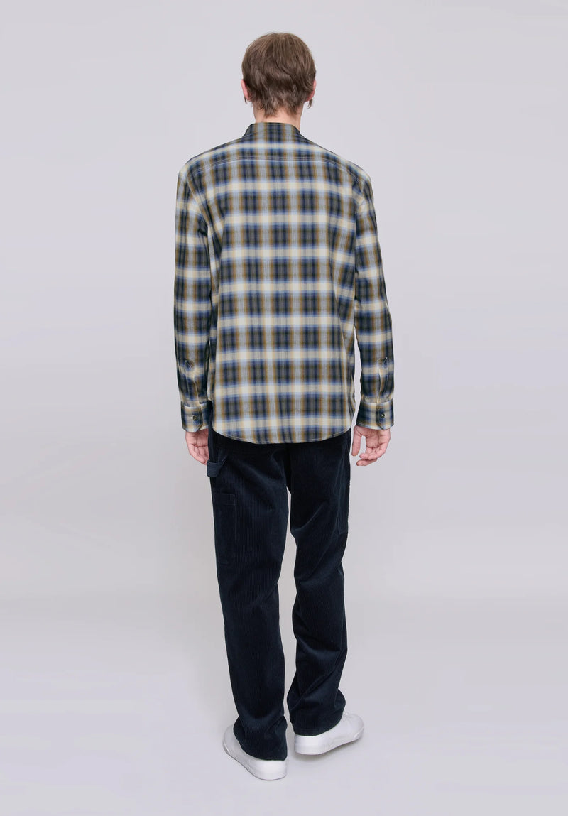Blue Thomas Tartan Flannel Shirt