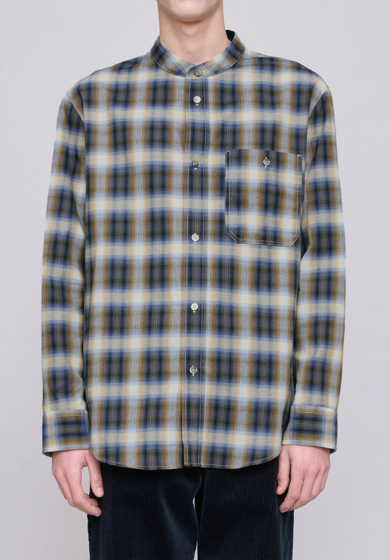 Blue Thomas Tartan Flannel Shirt