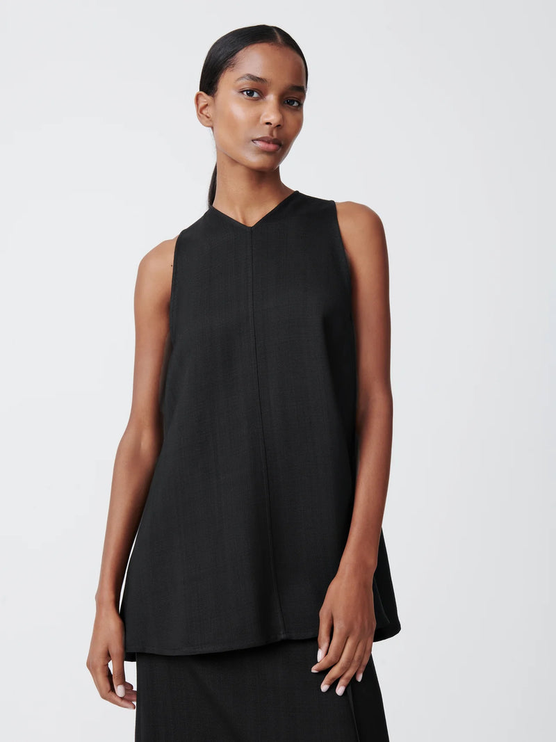 Black Forres Sleeveless Top