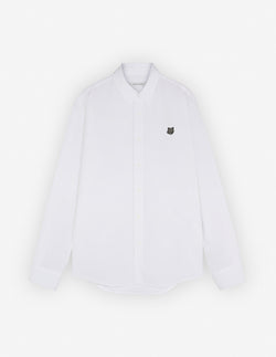 White Bold Fox Head Casual Shirt