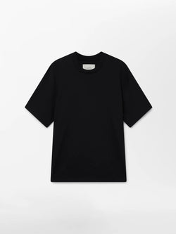 Black Lay Boxy Fit SS Tshirt