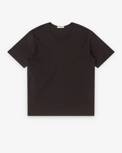 Squid Ink Rib U Neck Tshirt