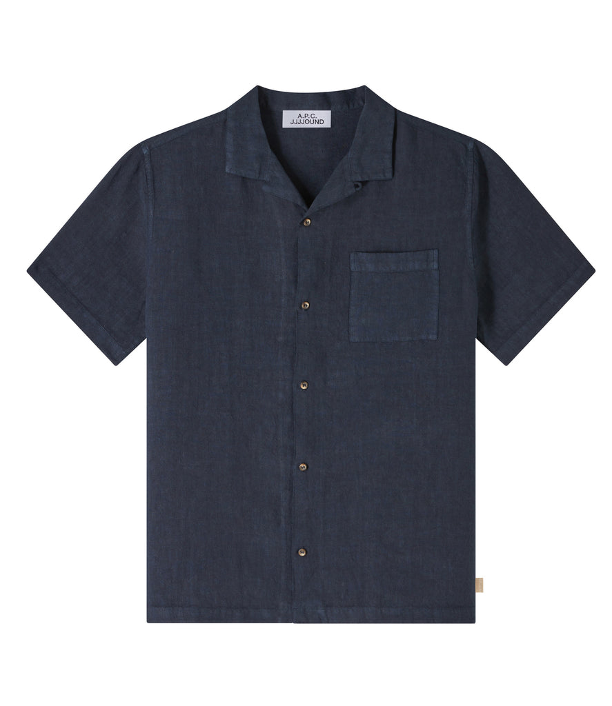 A.P.C.×JJJJound Weekend Shirt JJJJound Navy Weekend Shirt – MANIFESTO