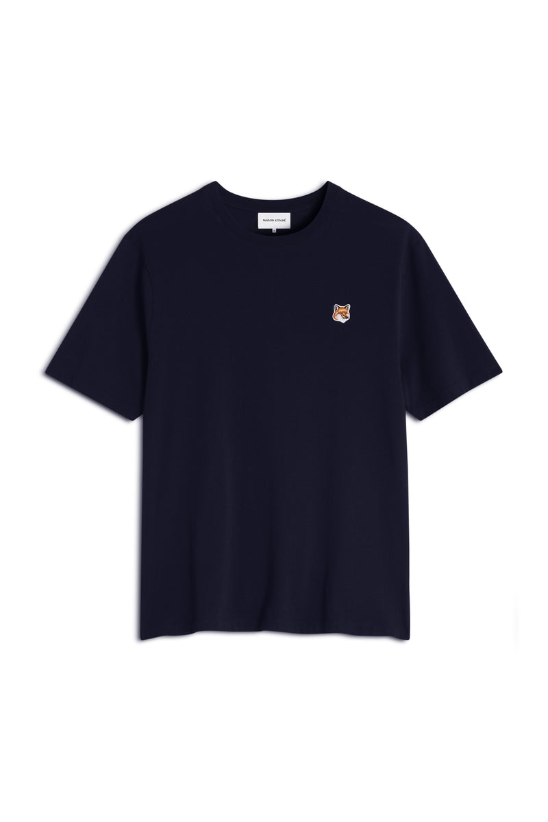M Ink Blue Fox Head Regular Tshirt