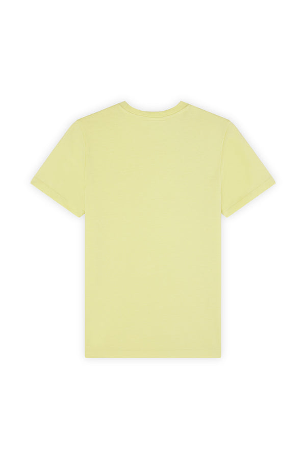 W Chalk Yellow Fox Head Tshirt