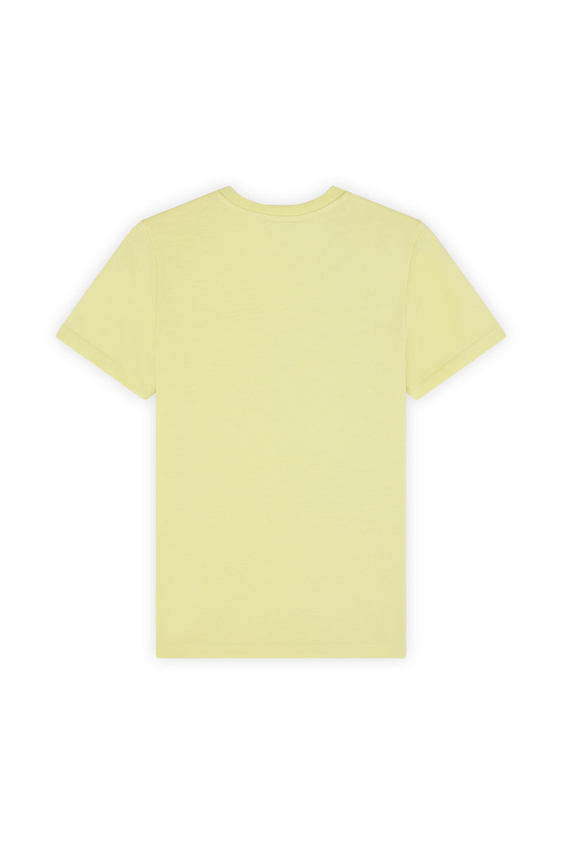 W Chalk Yellow Fox Head Tshirt