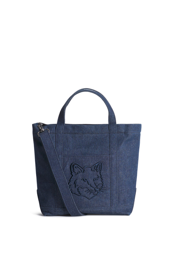 Indigo Fox Head Small Tote
