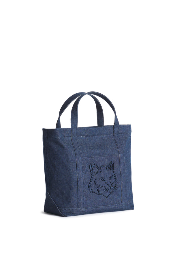 Indigo Fox Head Small Tote