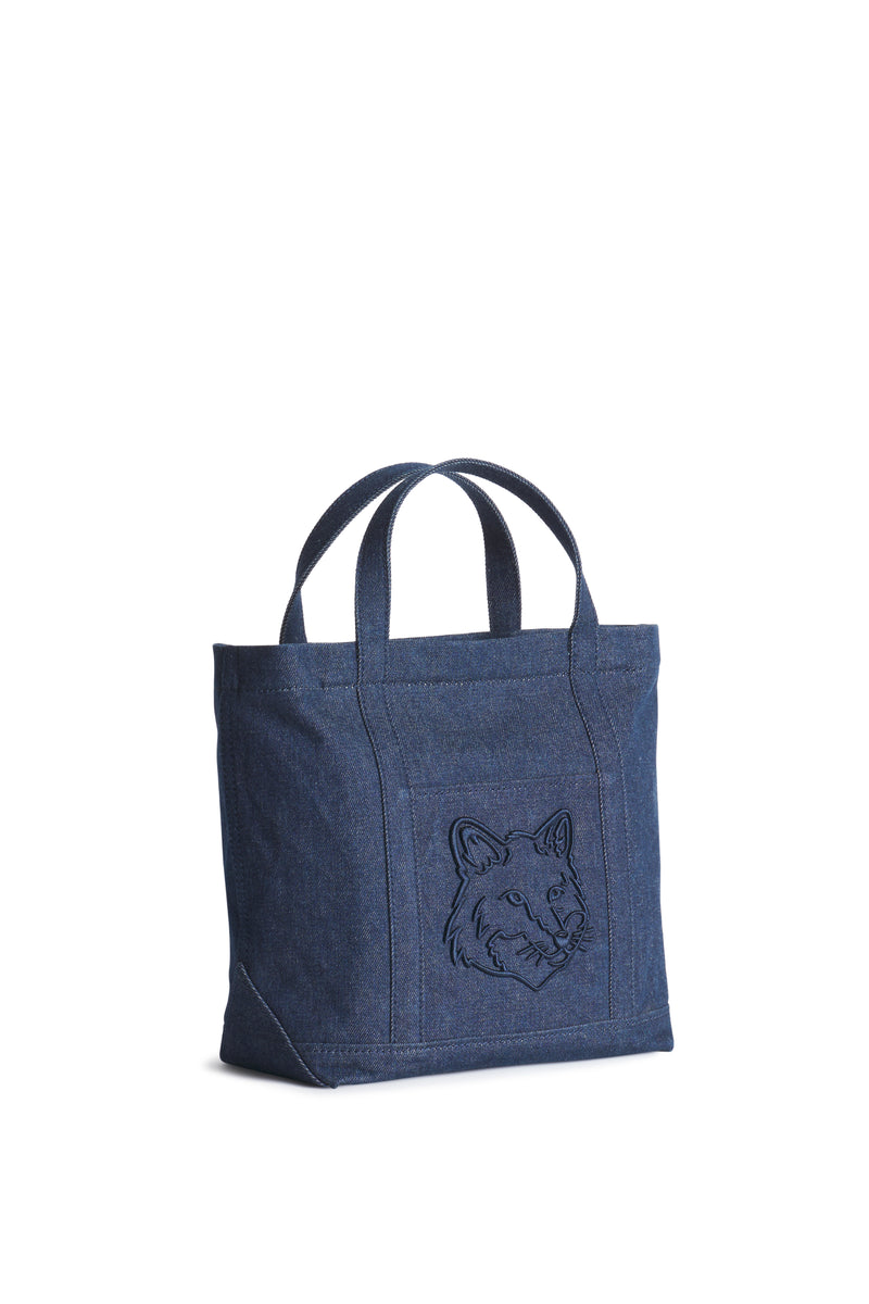 Indigo Fox Head Small Tote
