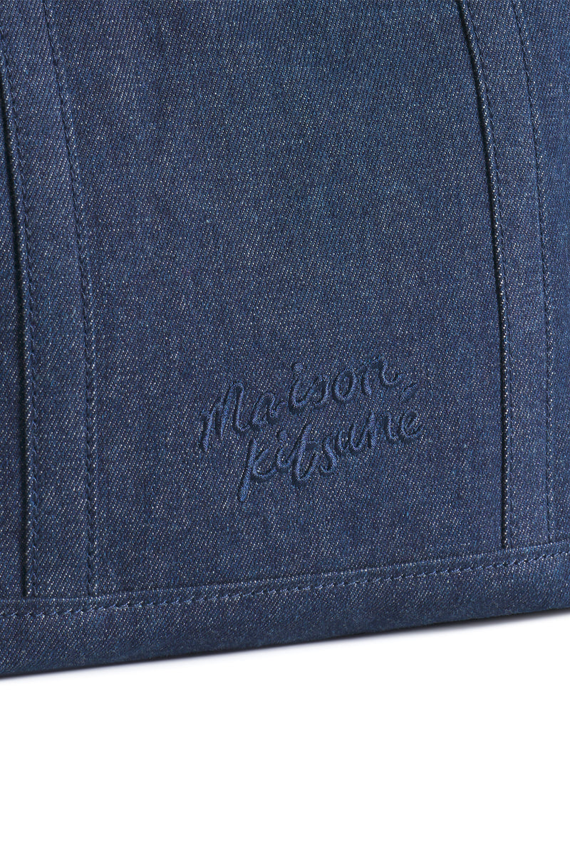 Indigo Fox Head Small Tote