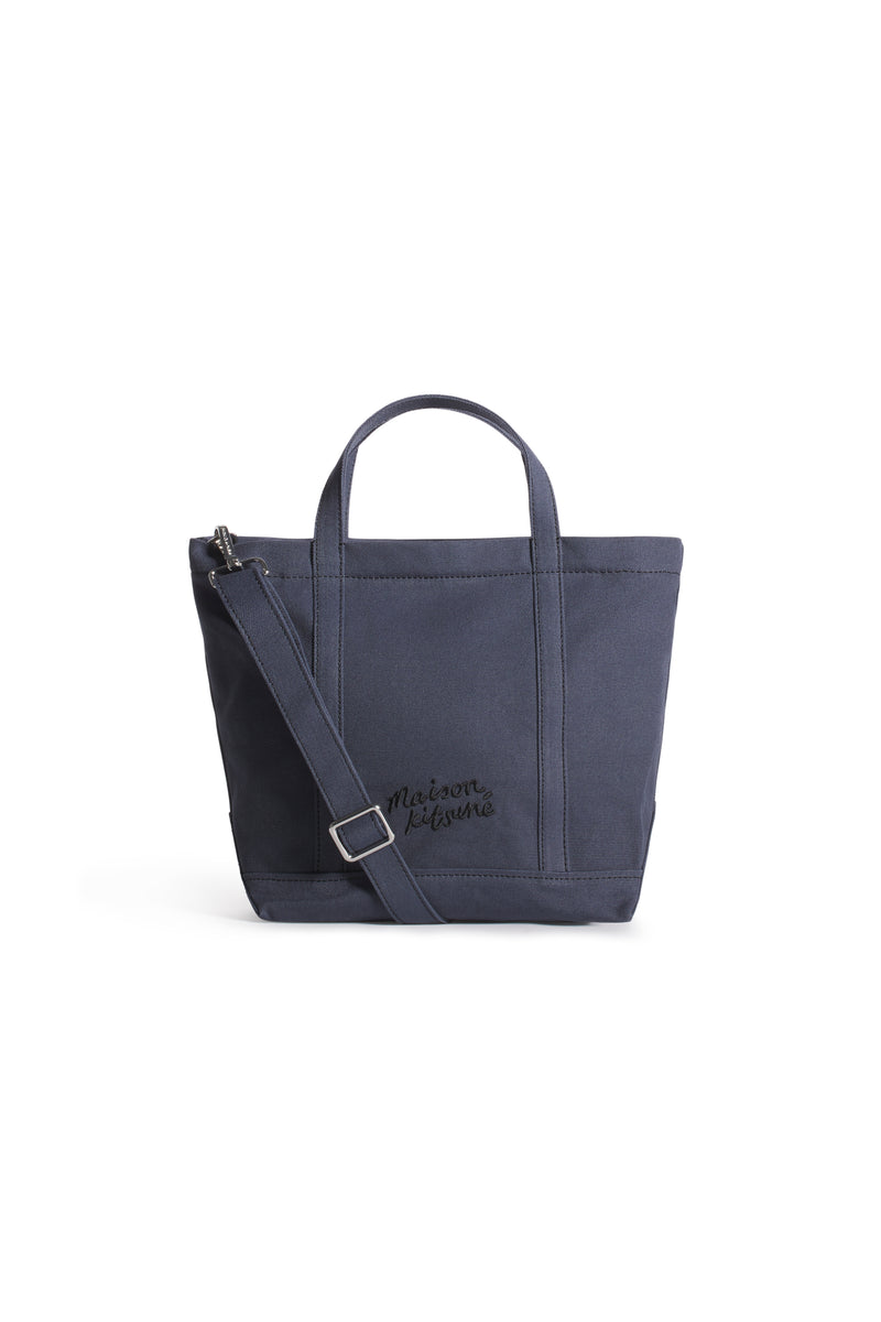Slate Grey Fox Head Small Tote