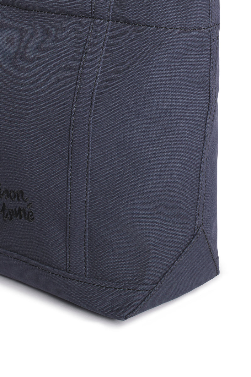 Slate Grey Fox Head Small Tote