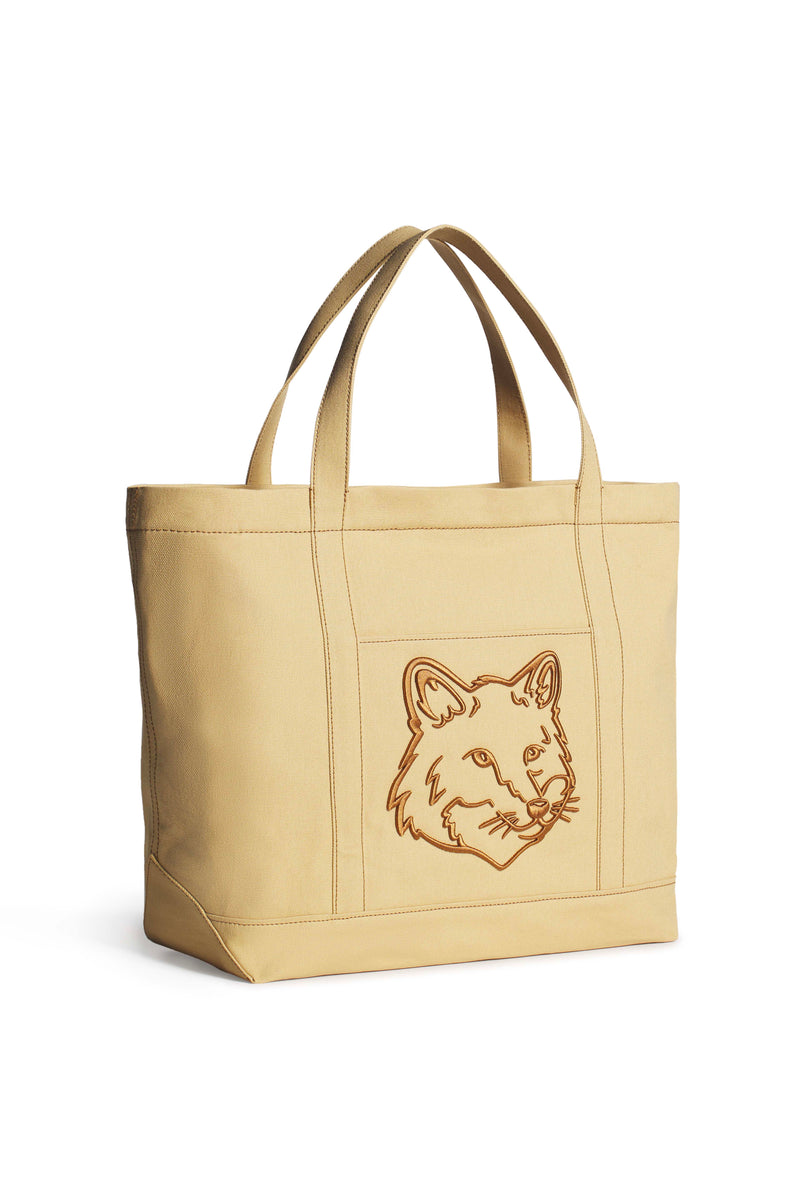 Cork Fox Head Large Tote