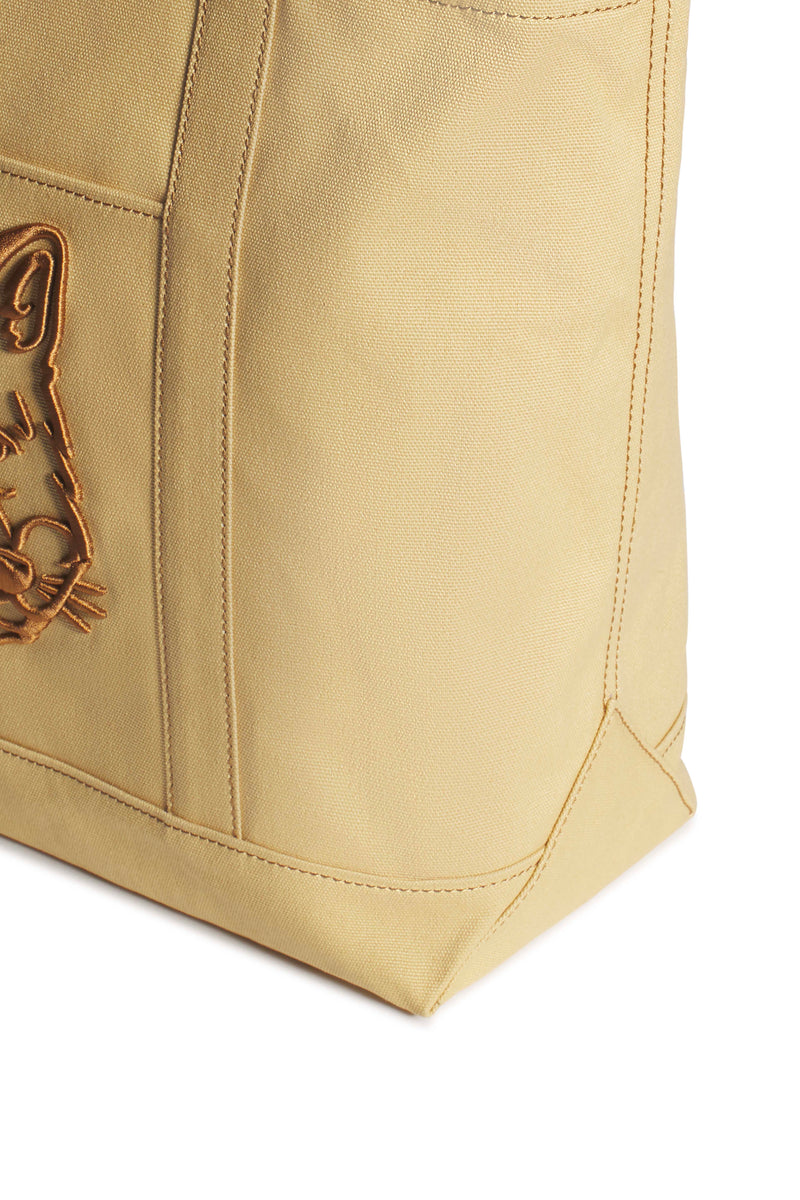 Cork Fox Head Large Tote