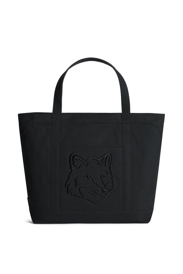 Black Fox Head Large Tote