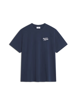 M Navy/White Maison Kitsune Handwriting Comfort Tshirt