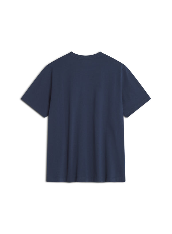 M Navy/White Maison Kitsune Handwriting Comfort Tshirt