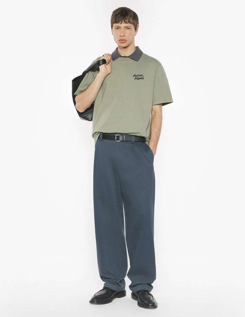 M Laurel Green Maison Kitsune Handwriting Comfort Tshirt