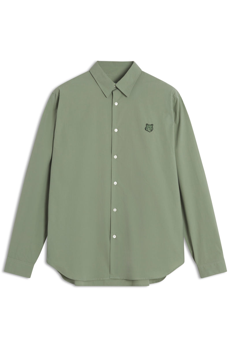 Vert De Gris Tonal Fox Head Relaxed Shirt