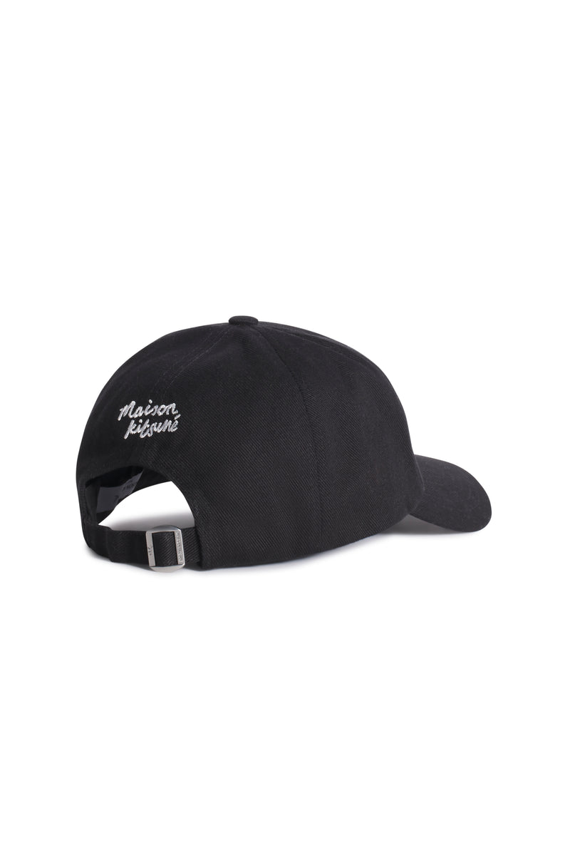 Black Large Fox Head Cap