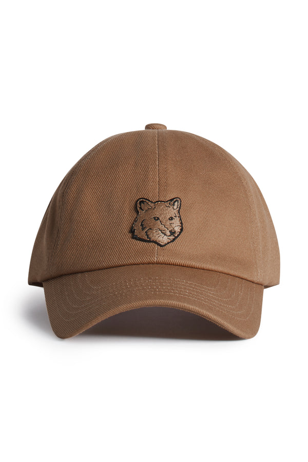 Canvas Brown Fox Head Cap