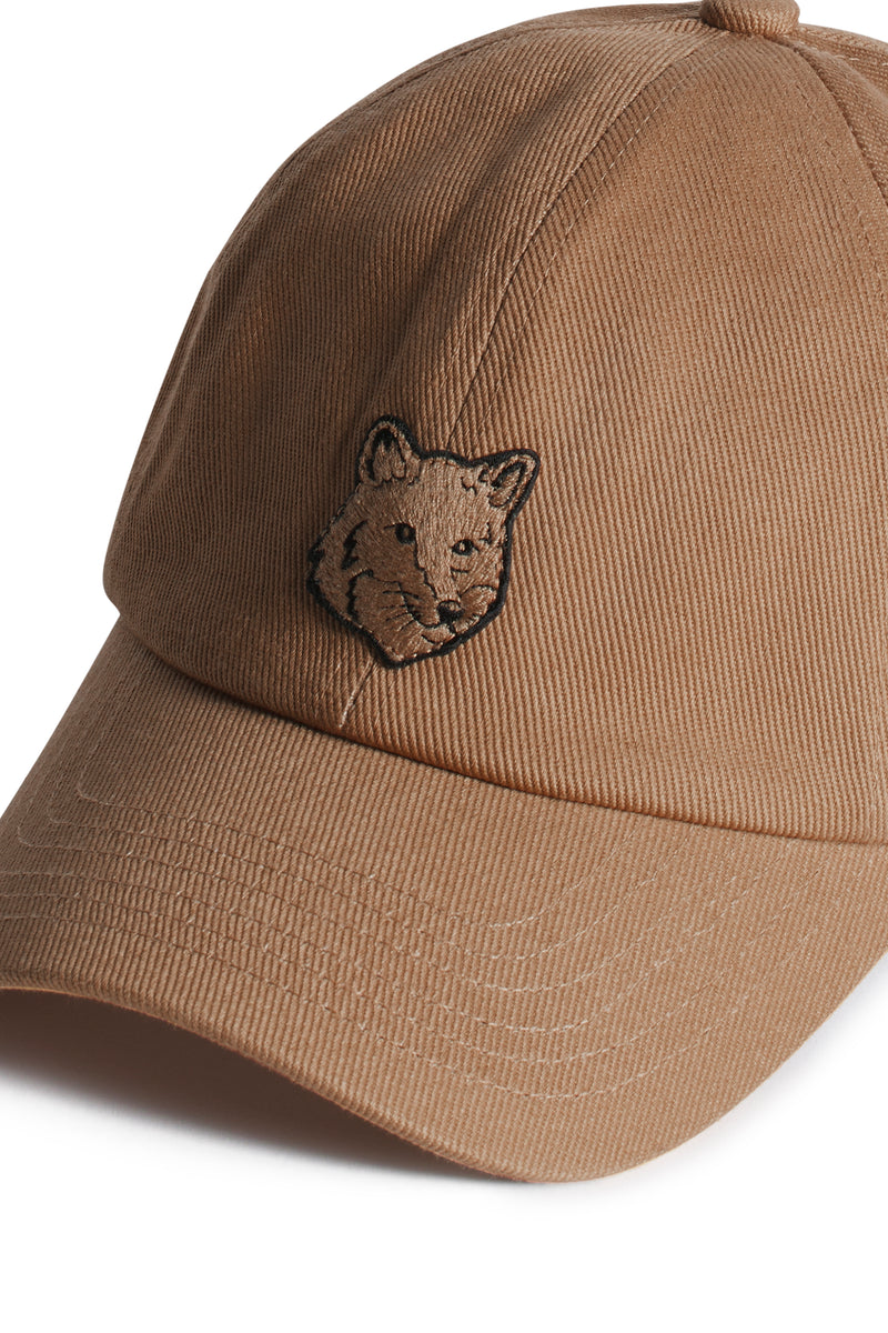 Canvas Brown Fox Head Cap