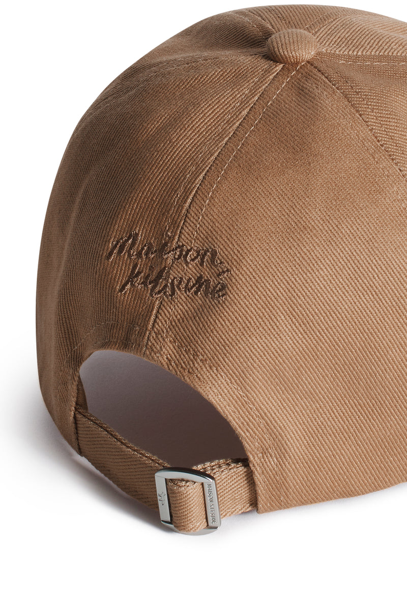 Canvas Brown Fox Head Cap
