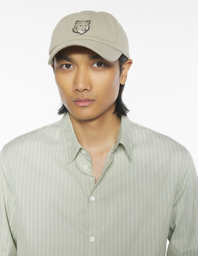 Concrete Beige Fox Head Cap