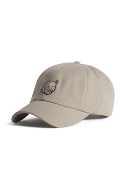 Concrete Beige Fox Head Cap