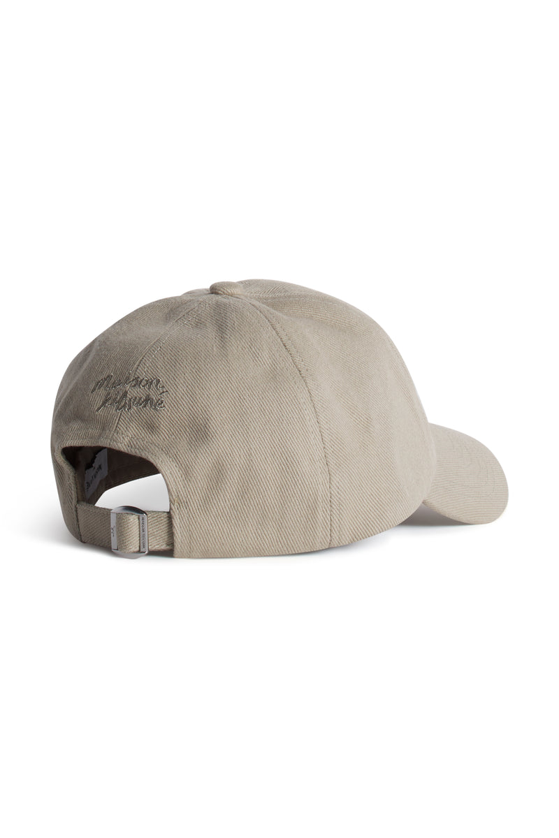 Concrete Beige Fox Head Cap