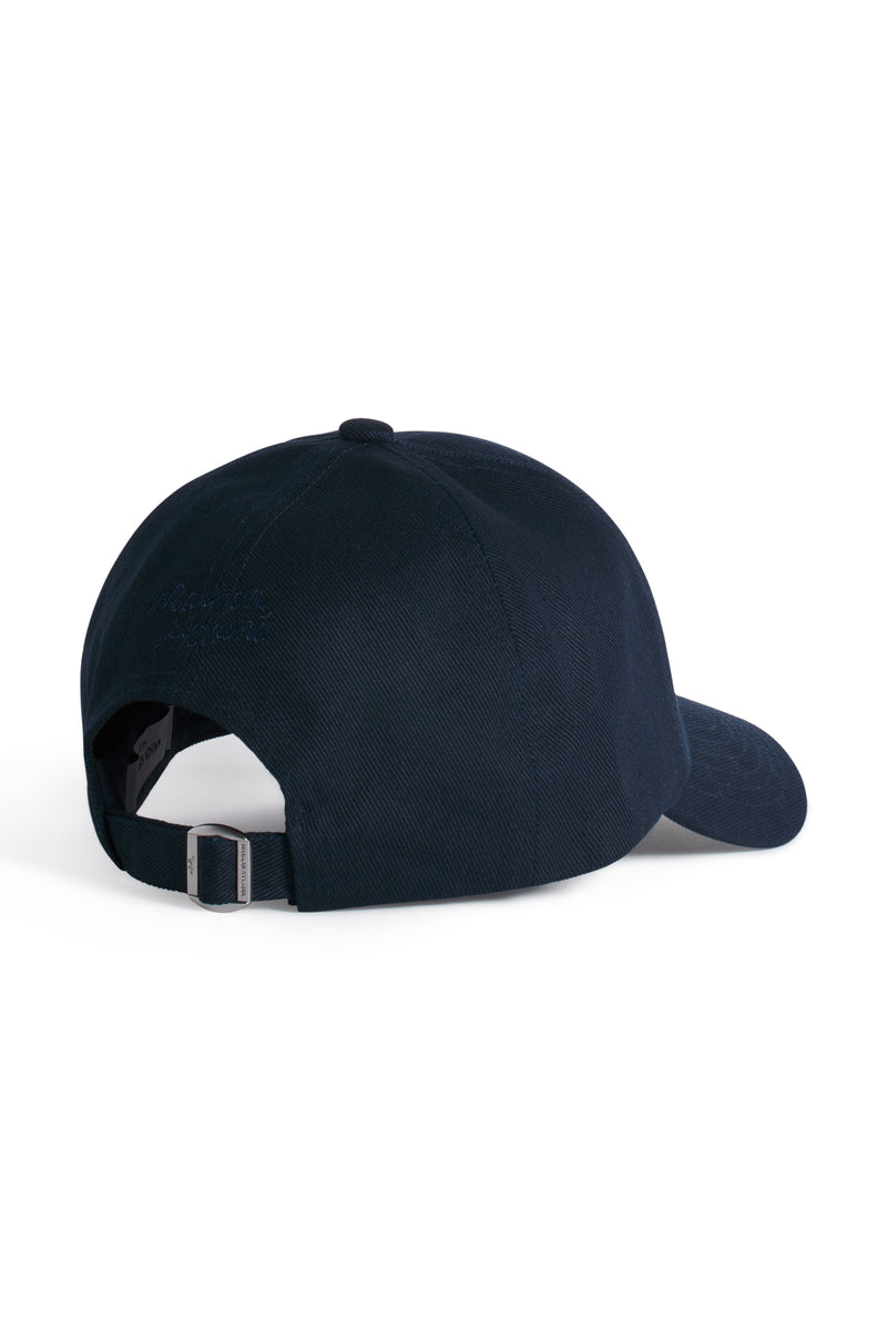 Navy Fox Head Cap