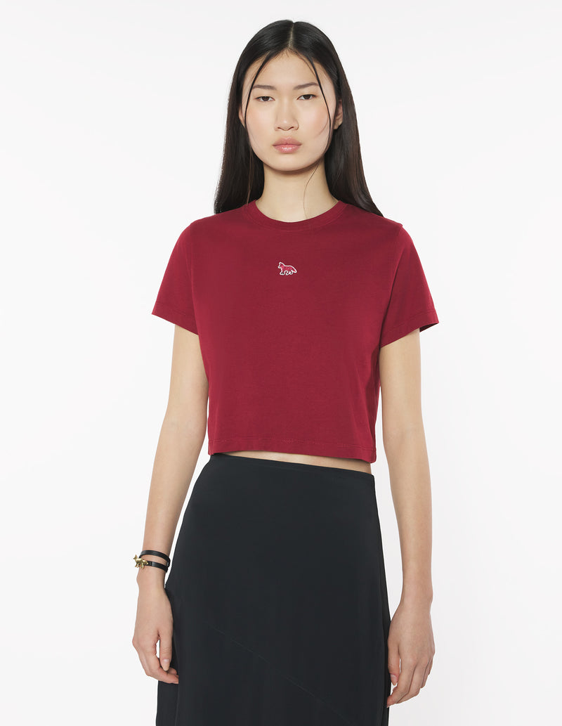 W Mahogany Red Baby Fox Baby Tshirt