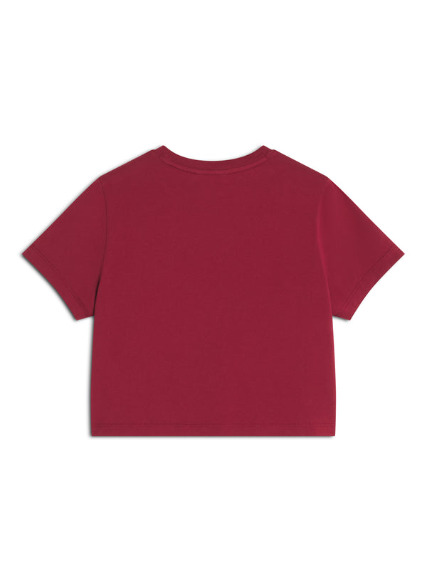 W Mahogany Red Baby Fox Baby Tshirt
