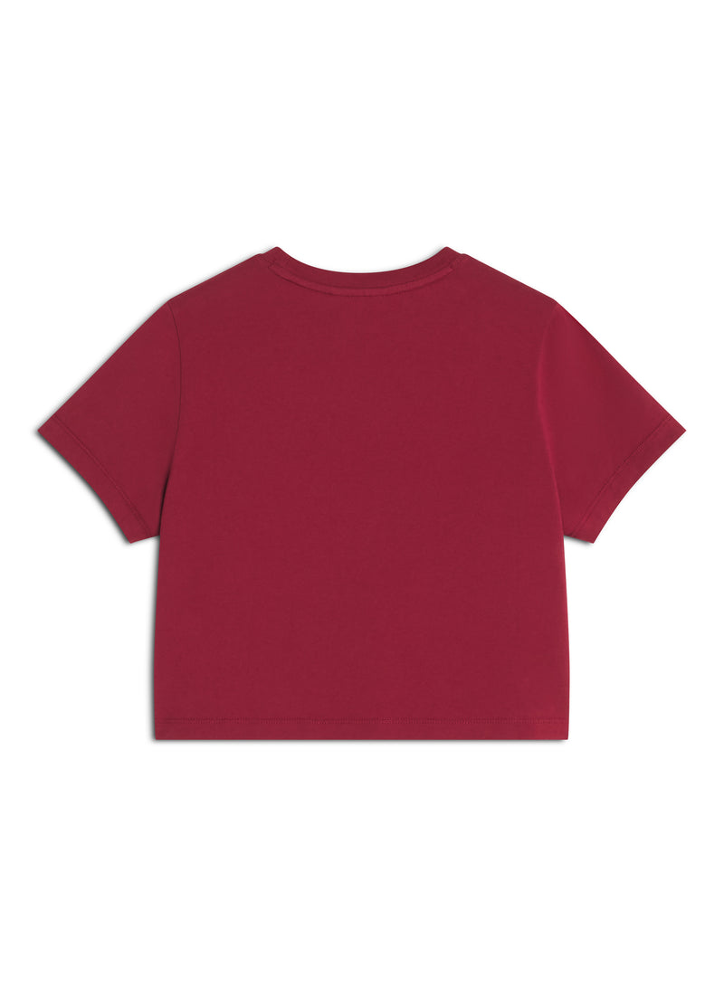 W Mahogany Red Baby Fox Baby Tshirt