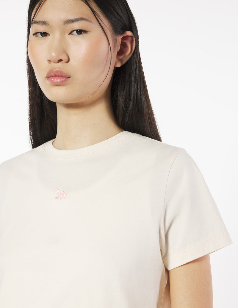 W Pearl Pink Baby Fox Baby Tshirt