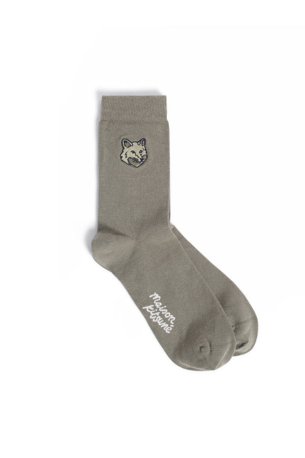 Laurel Green Fox Head Socks