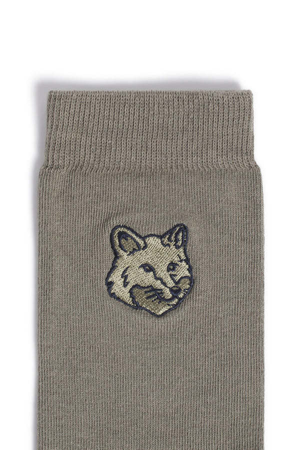 Laurel Green Fox Head Socks